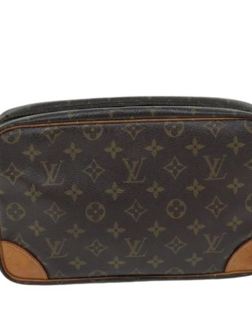 LOUIS VUITTON Monogram Compiegne 28 Clutch Bag M51845 LV Auth am6092 - Picture 2 of 15
